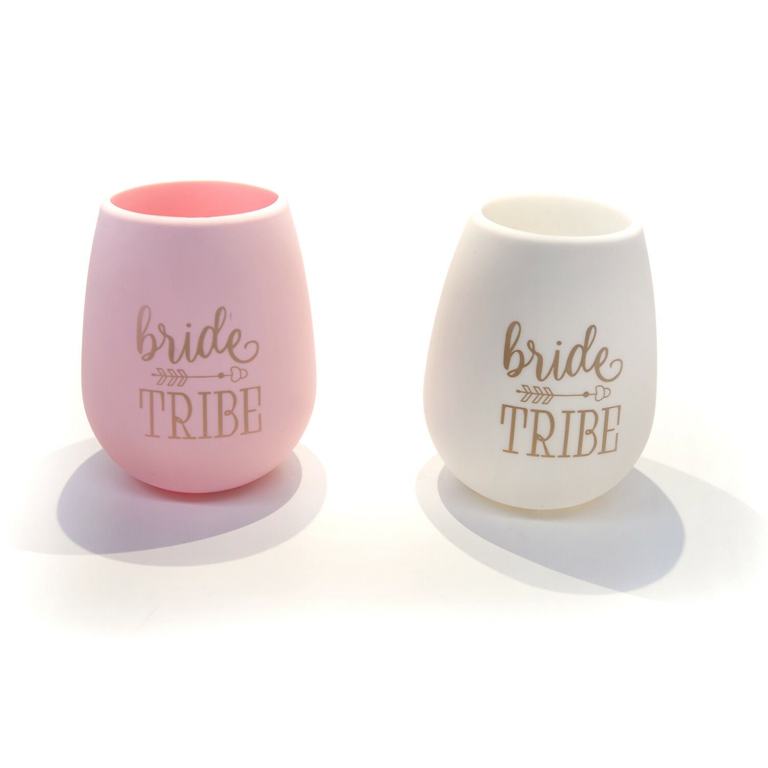 Unbreakable Bride Tribe Silicone Wine Glass Set