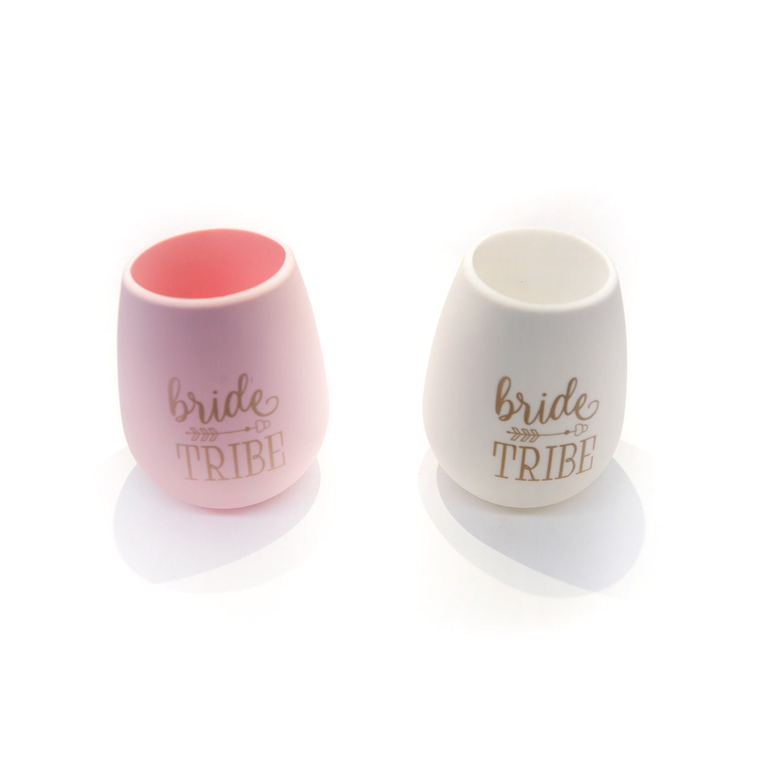 Unbreakable Bride Tribe Silicone Wine Glass Set