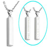 Personalized Vertical Bar Necklace