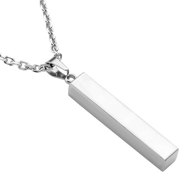 Personalized Vertical Bar Necklace