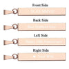 Personalized Vertical Bar Necklace