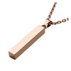 Personalized Vertical Bar Necklace