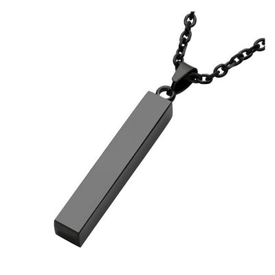 Personalized Vertical Bar Necklace